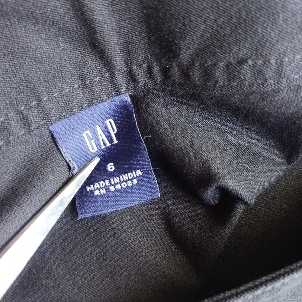 GAP Black A Line Skirt Size 6 - Picture 2 of 4